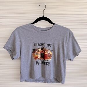 Chasing You Like a Shot of Whiskey Crop Top | SIZE XS